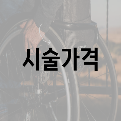 시술가격