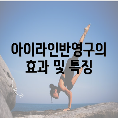 아이라인반영구의 효과 및 특징