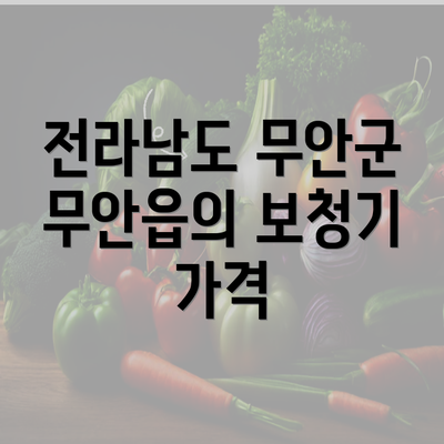 전라남도 무안군 무안읍의 보청기 가격