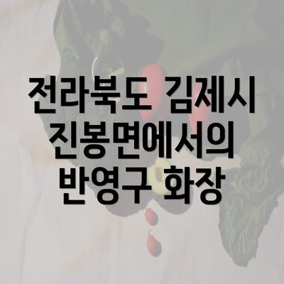 전라북도 김제시 진봉면에서의 반영구 화장