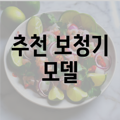 추천 보청기 모델