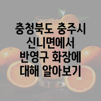 충청북도 충주시 신니면에서 반영구 화장에 대해 알아보기