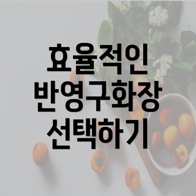 효율적인 반영구화장 선택하기