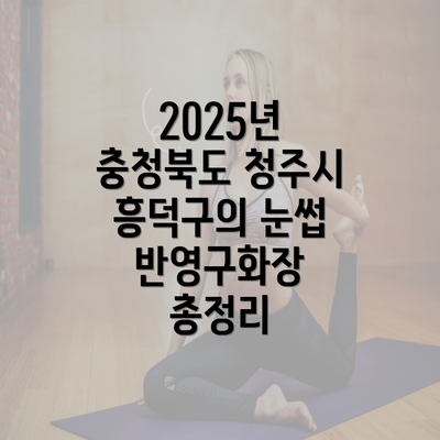 2025년 충청북도 청주시 흥덕구의 눈썹 반영구화장 총정리