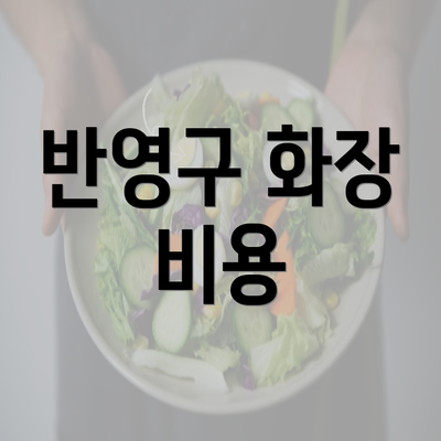 반영구 화장 비용