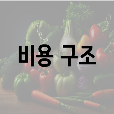 비용 구조