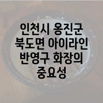 인천시 옹진군 북도면 아이라인 반영구 화장의 중요성