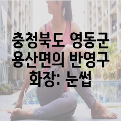 충청북도 영동군 용산면의 반영구 화장: 눈썹