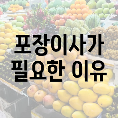 포장이사가 필요한 이유